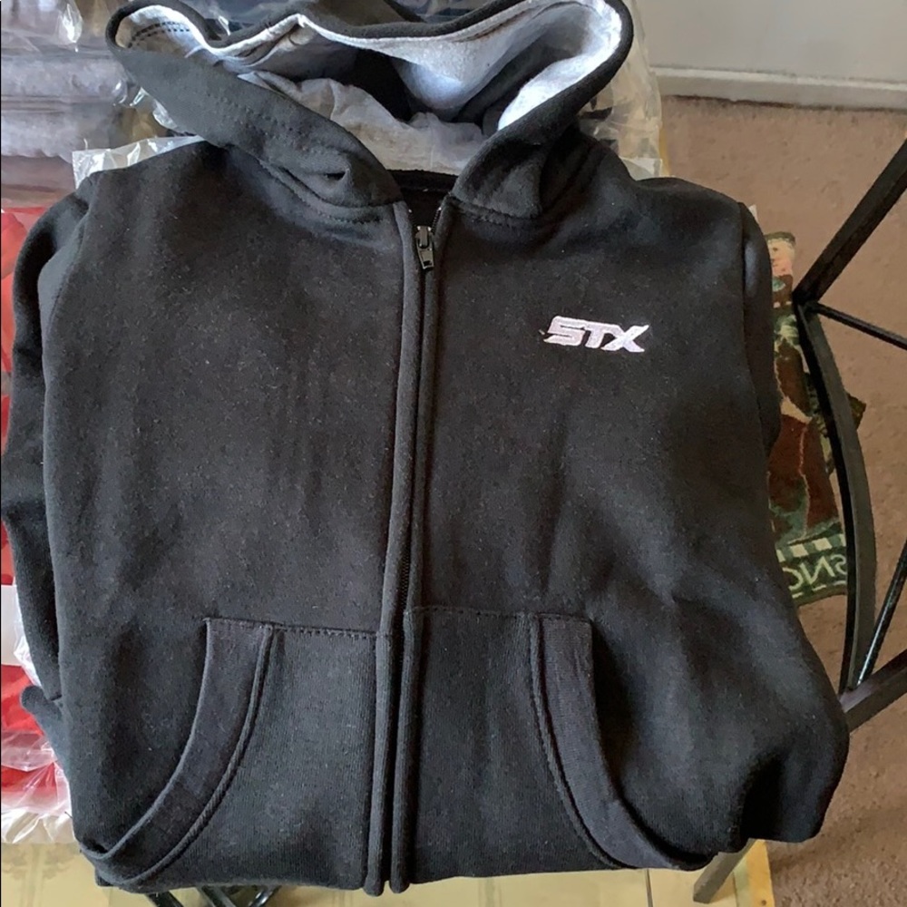 New STX Hoodie black boys